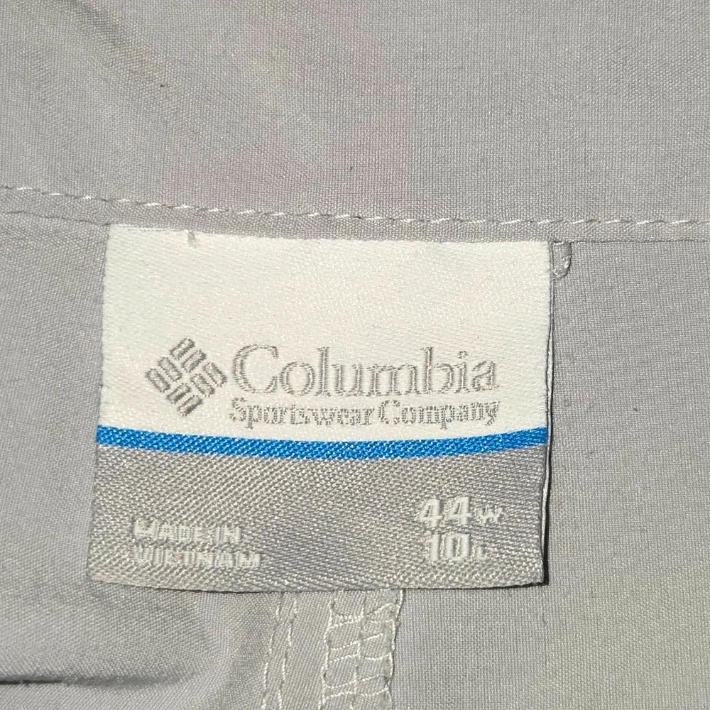 Columbia PFG Grander Marlin II Offshore Shorts Men 44 Gray FM4602 Omni-Shield